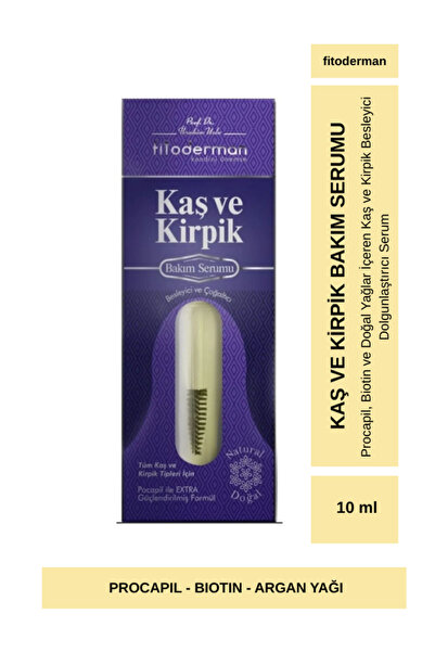 Fitoderman Kaş Kirpik Oluşumunu Destekleyen, Dökülme Önleyici, Kaş Kirpik Bak...