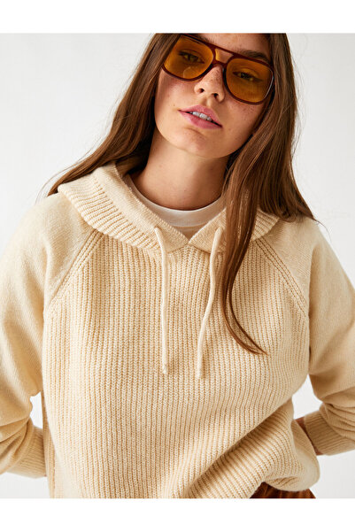 Koton cu glugă Pulover tricotat