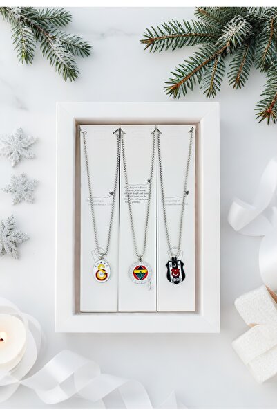 Şöhret takı&aksesuar GS FB BJK taraftar paslanmaz Çelik kolye sipariş numaras...