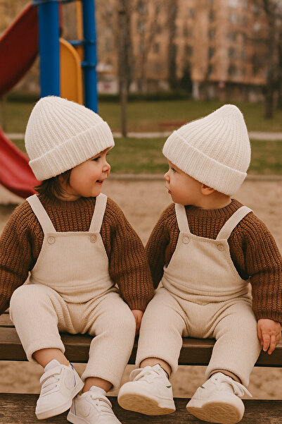 Nimini Kids قبعة محبوكة مرنة للرضع والأطفال من نيو سيزون (1-5 سنوات)