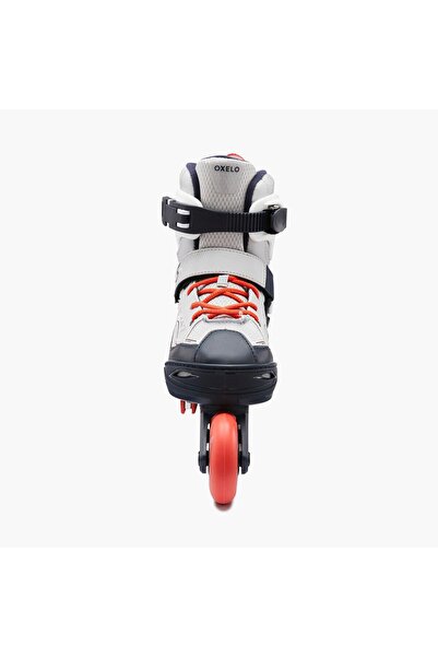Decathlon Çocuk Fitness Pateni - Gri / Kırmızı - Fıt3