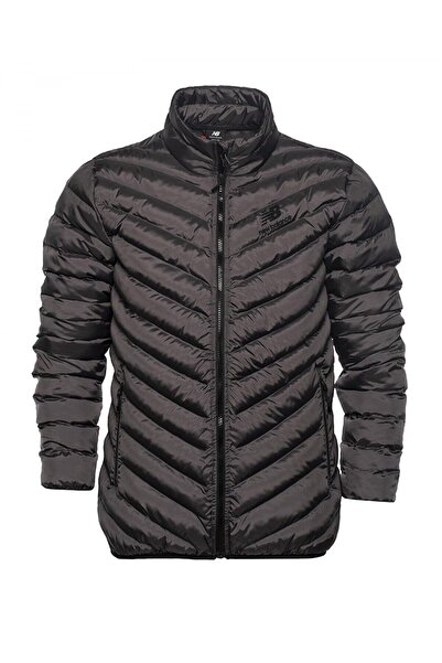 New Balance Nb Lifestyle Men Jacket Men's Anthracite Coat Mnj3232-ant