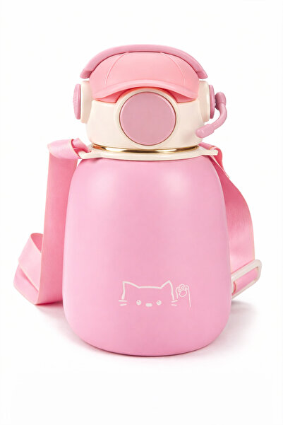 Sowo Home Gamer Termos Matara 500 ml Paslanmaz Çelik Pipetli Suluk (5 Yaş Üst...