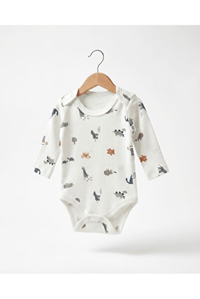 Nayinom Safari Desenli Unisex Bebek Body