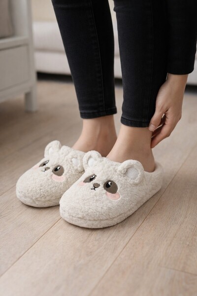 Moda Frato Teddy Bear Women's House Slippers Winter Slippers Rubber Soundless...