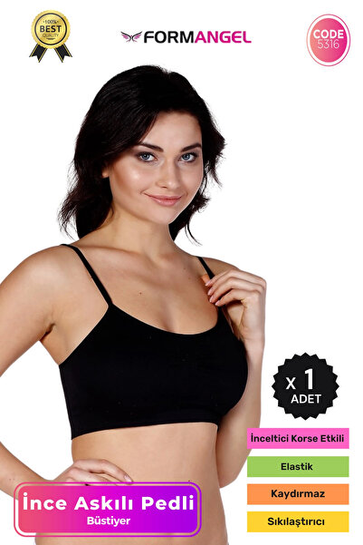 Form Angel # Bustier Stitch-Free Seamless Women's Flexible Soft Fabric Thin S...
