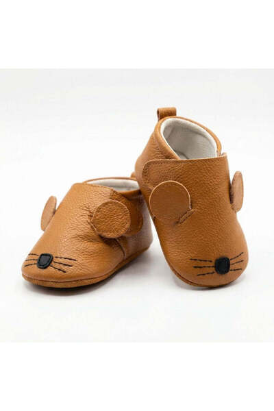 Kidohug Papuci de interior pentru copii, Kidohug, Botosei Piele naturala, Pri...