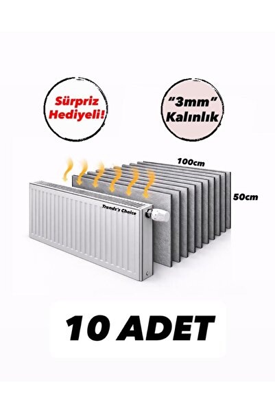 trends's choice 10 Adet Petek Arkası Isı Yalıtım Levhası Alüminyum Folyo 10 R...