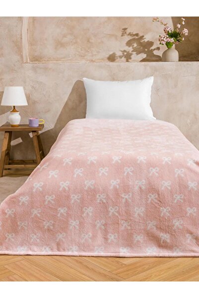 LC Waikiki LCW HOME Fiyonk Baskılı Tek Kişilik Battaniye 150x220 cm (W5)