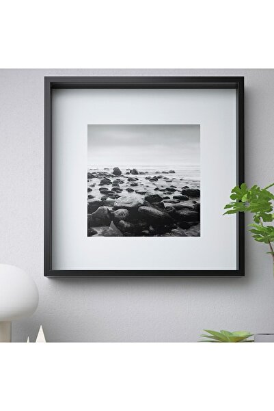 IKEA Sannahed 50x50 Cm Black Flower Item Portable Deep Box Frame Wooden Photo...