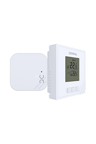 GENERAL Life Mitra HT15 RF Kablosuz Oda Termostatı - Beyaz
