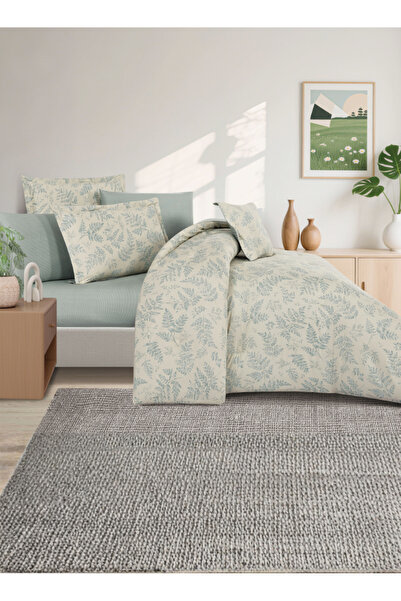 Melen Melin Bedding | Double Floral Cotton Duvet Set with 8 Pieces Filling, F...