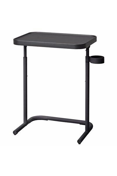 IKEA Björkasen Laptop Table, Anthracite Color Meridyendukkan Folding Table