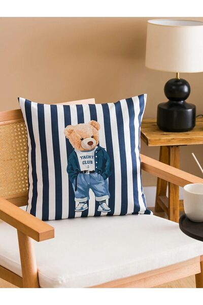 LC Waikiki Ayıcık Teddy Baskılı Kırlent Kılıfı 45x45 Cm