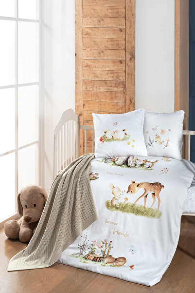 First Choice Nova 100% Cotton Digital Printed Baby Bedding Set - with Blanket