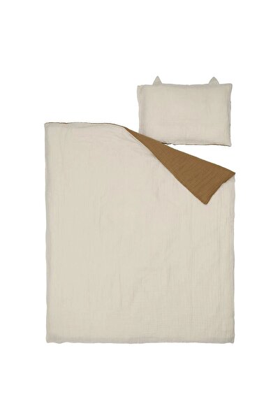 IKEA Baby Bedding Set, Dark Yellow-Beige, 60X120 cm