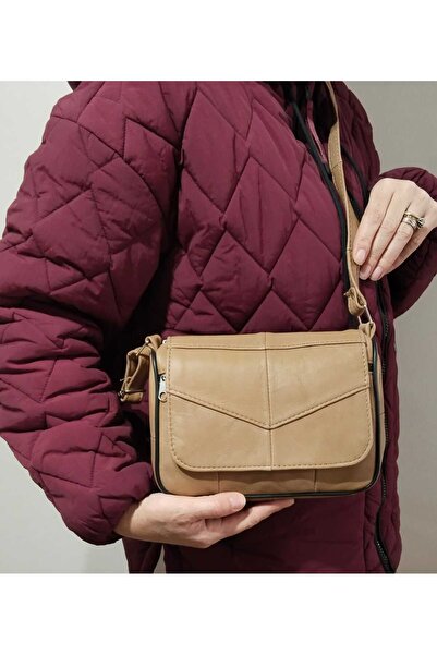 atter Hakiki Deri Kadın Çanta (22 CM X 16 CM)