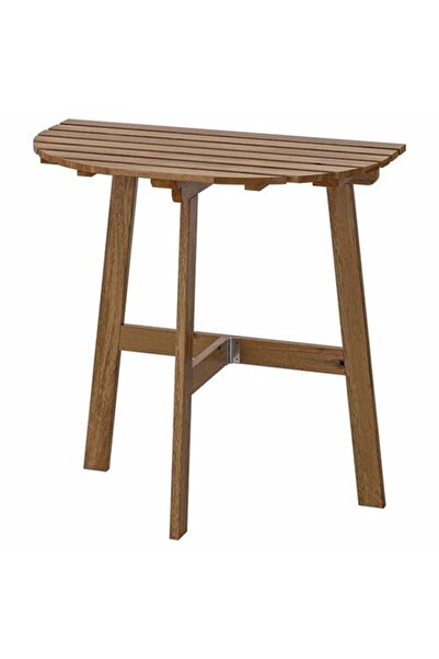 IKEA Askholmen Duvar Masası, Açık Kahverengi Akasya Balkon Masası