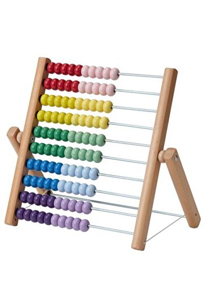 IKEA Underhalla Çok Renkli Eğitici Çocuk Abaküs 33 Cm