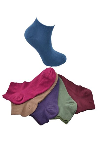 Flora Women's 6-Piece Seamless Bamboo Booties Socks Dark Colors 36/40