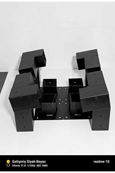 denizwelding PERGOLA ÇARDAK SUNDURMA GARAJ İÇİN ÜST ORTA T BAGLANTI BRAKETİ 9...