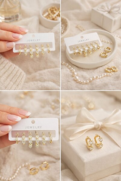 Jack Ferrero أقراط فولاذية حصرية ملونة لا يتغير لونها مع ضمان وفواتير مرفقة