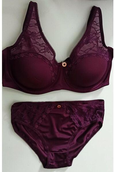 Le Jardin 5035-B Σετ σουτιέν με φαρδιά τιράντες από δαντέλα χωρίς ενίσχυση κα...