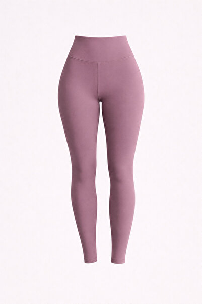 adba style Kadın Yüksek Bel Şardonlu Incelten Toparlayıcı Kışlık Tayt 4064