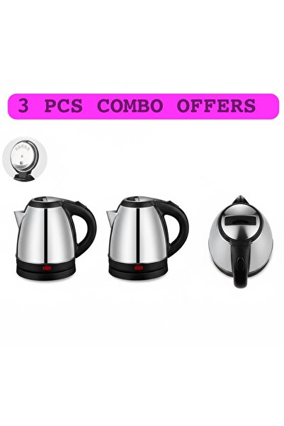 Generic 3 COMBO OFFER STAINLESS STEEL KETTLE