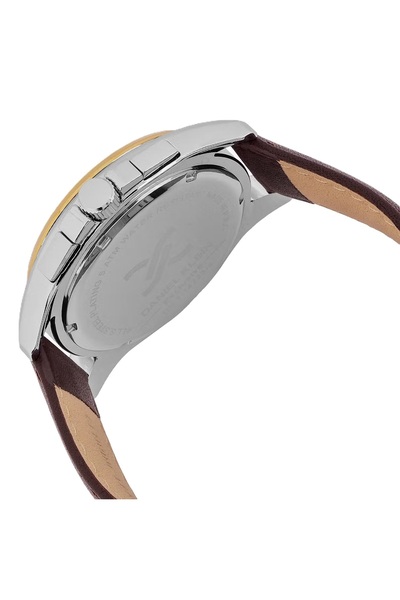 Daniel Klein Exclusive Dark Brown Leather Watch for Men DK.1.14223-4