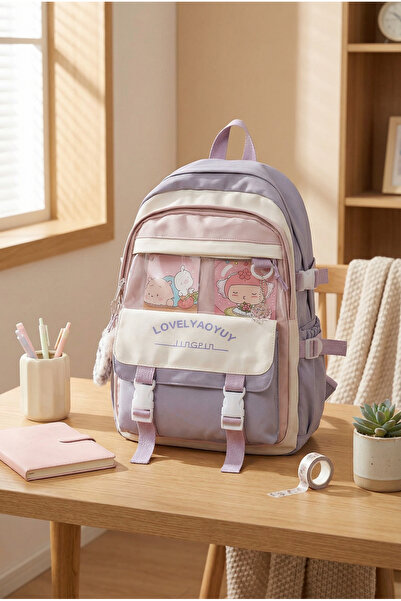 roys joys Rucsac de școală în stil coreean Kawaii neted