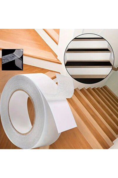Fonox Merdiven Ve Zemin Için Şeffaf Kaydırmaz Bant 50mm X 25m