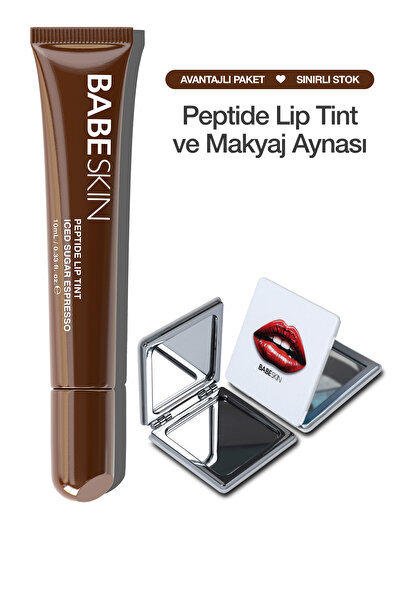 Babeskin Lip Balm Ayna Seti | Dudak Nemlendirici Parlatıcı & Cep Aynası | Esp...