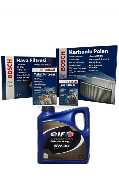 ELF 5W30 5LT YAĞ+Audi A3 2.0 Benzin Kw188 Manuel Fıltre Seti 2003-2008 -P9243-CUK2939-S0178+