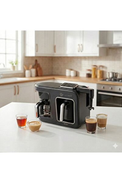 Karaca Hatır Plus Barista 6 Farklı İçecek Hazırlayan Kahve Makinesi Sütlü Tür...