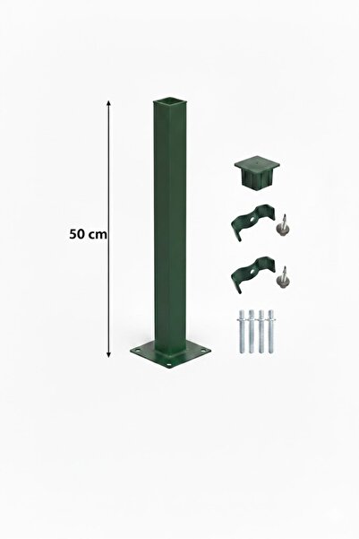 FERMO Hataş Teknik Hırdavat 50 Cm Panel Çit Direği Takımı
