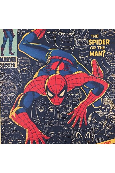 Caph Design Amazing Spiderman Çizgi Roman Kapağı Kraft Poster - 33x48cm