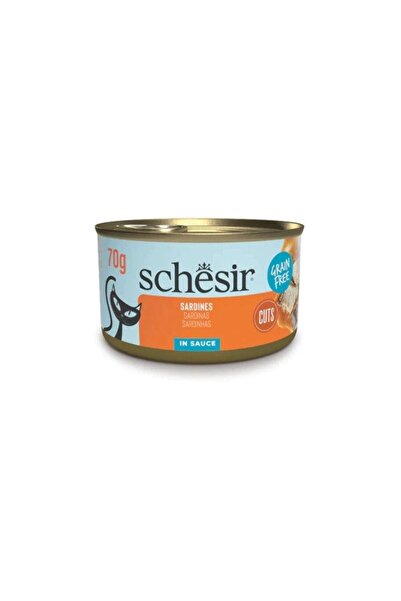 Schesir Tamamlayıcı Sardalyalı Sos İçinde Kedi Konservesi 70 gr