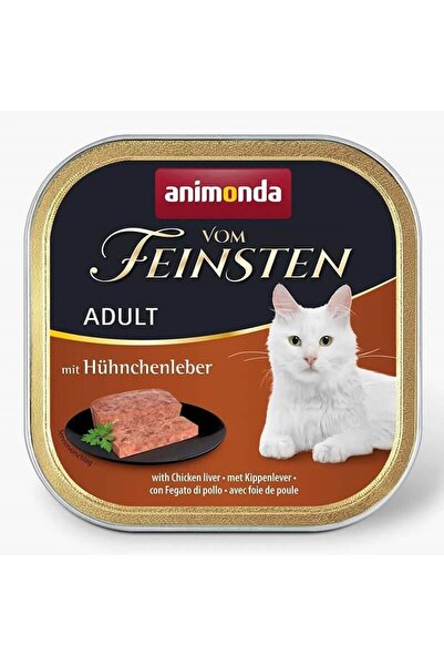 Animonda Vom Feinsten Tavuklu ve Ciğerli Kedi Konserve Maması 100Gr