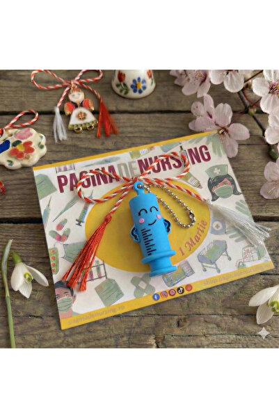 Pagina de Nursing Deschizător portabil de fiole tip breloc Bleu