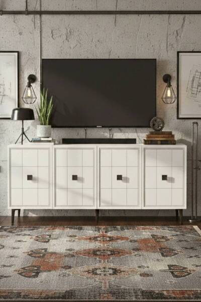 YUMEDİ DESİGN KA1802DB - LEYLA KONSOL, TV SEHPASI, ÇOK AMAÇLI DOLAP ve KAHVE ...