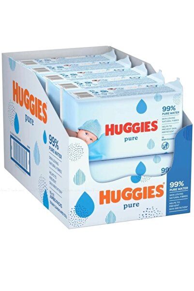 Genel Markalar Pure Yenidoğan Hassas Islak Havlu 72 Yaprak 10'lu Maxi Paket (...