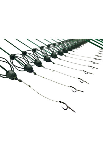 Monturi&Forface Set 3 Monturi Crap 55gr Ready to Fish + 10 Agrafe Rapide + 10...