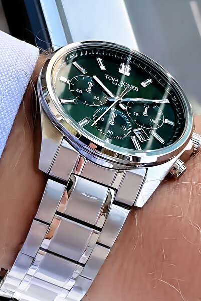 Tom Jones Erkek Kol Saati 3 Atm Su Geçirmez Gümüş Renk Çelik Kordon Dkh2542c2