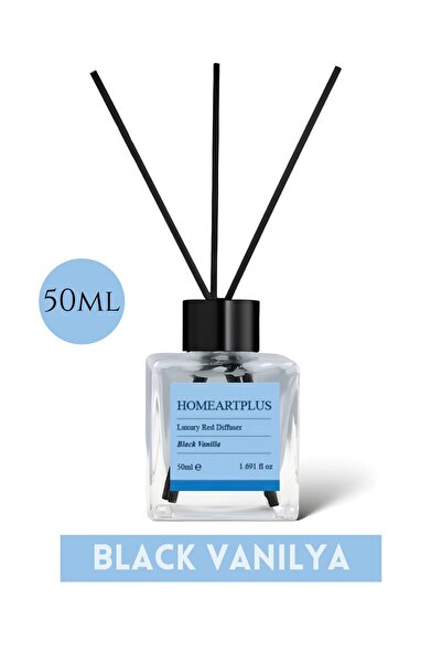 homeartplus vanilya kokulu bambu çubuklu kare oda kokusu 50 ml