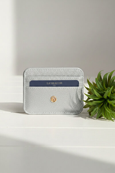 La La'Graccio Paris Suport pentru carduri La'Graccio Paris Shurpa, argintiu s...