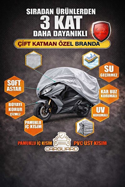 CarGuard غطاء محرك دراجة نارية كيمكو إكسايتنج 250 قماش مجدّل - ميفلون