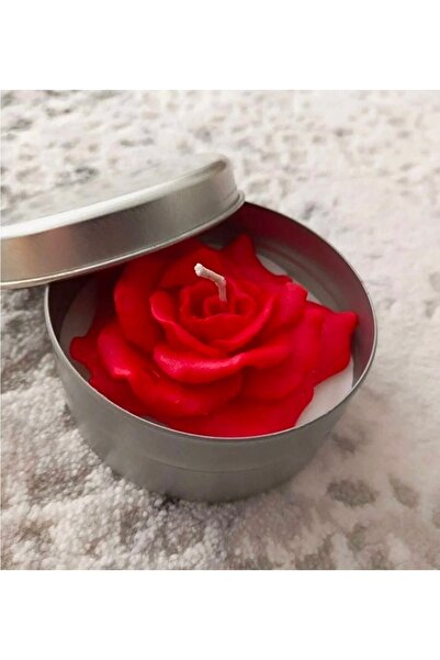 morlalem m 7,5cm Gül Çiçek Silikon Kalıp K-012, Kokulu Taş Sabun Alçı Mum Kalıbı