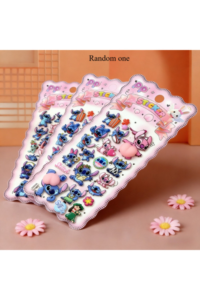 Choice ملصق فقاعات ثلاثي الأبعاد عشوائي من ديزني ستيتش، ناعم الملمس، لتخفيف ا...