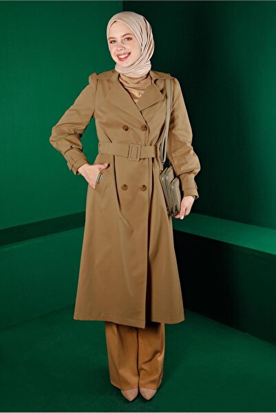 Alvina Пальто з поясом і ґудзиками 10667